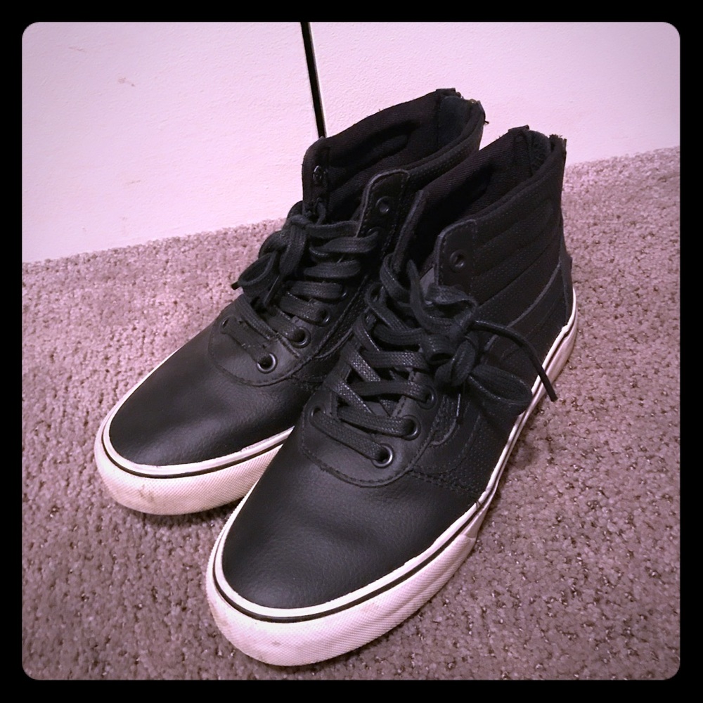 Black high top Vans!
