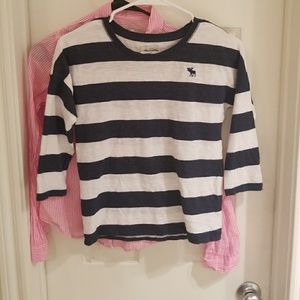 abercrombie kids large shirts