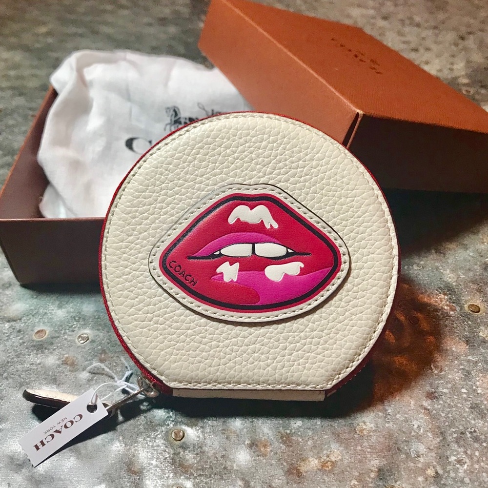 SOLD: Coach Limited Edition Lips Coin Purse