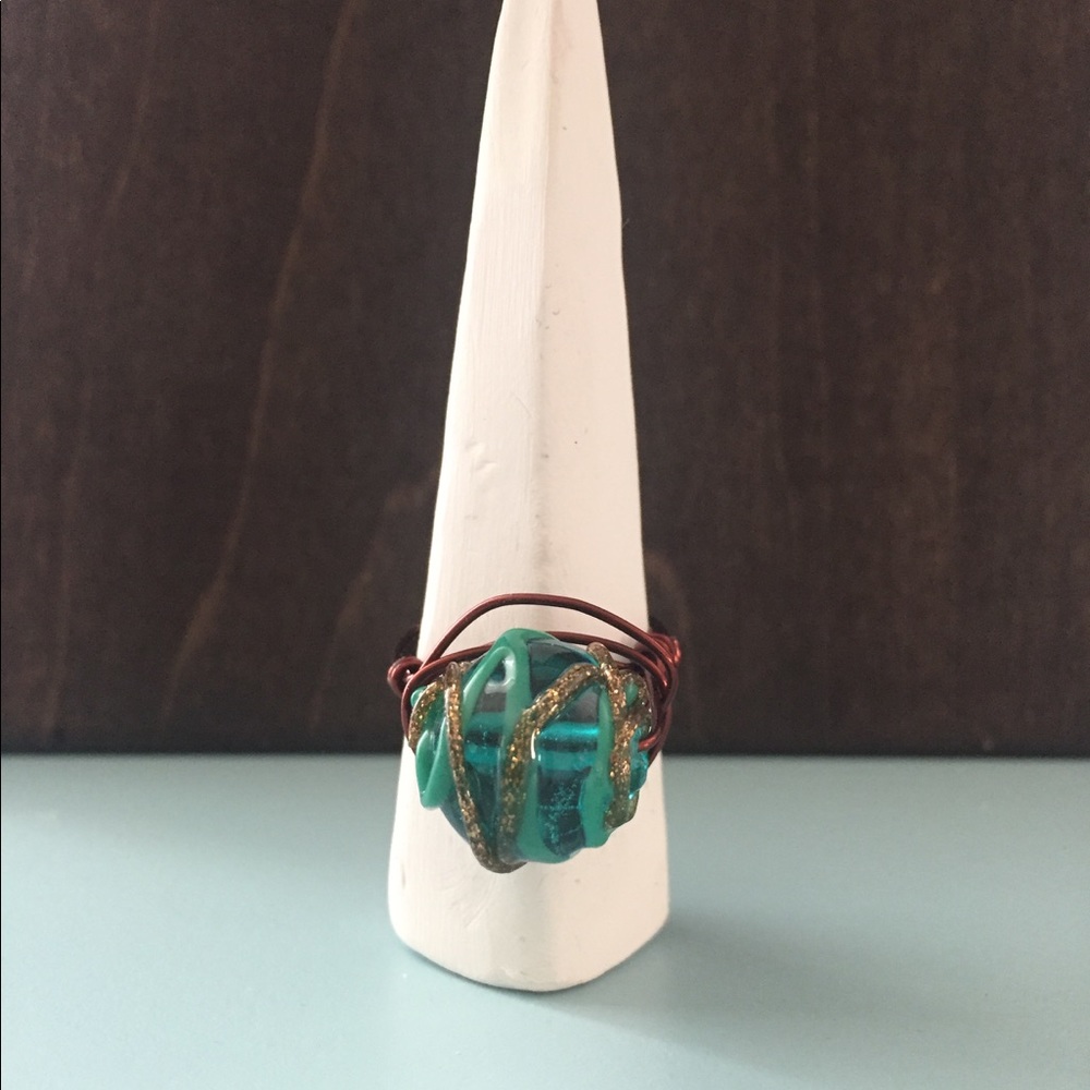 🎁 SALE🎁 ONE OF A KIND WIRE WRAPPED RING