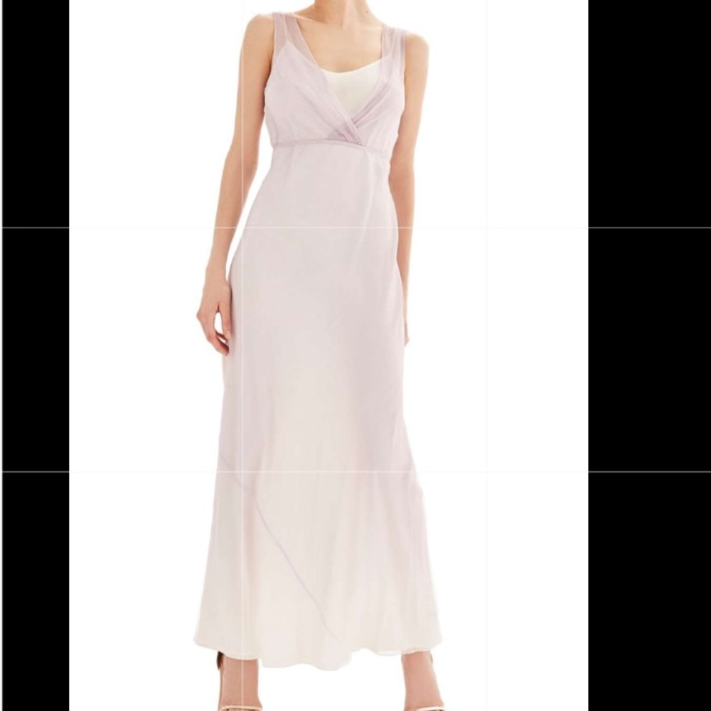 NWT Topshop Bridal 2017 silk chiffon ombré gown