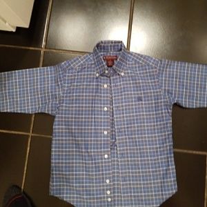 Brooks brothers blue striped shirt