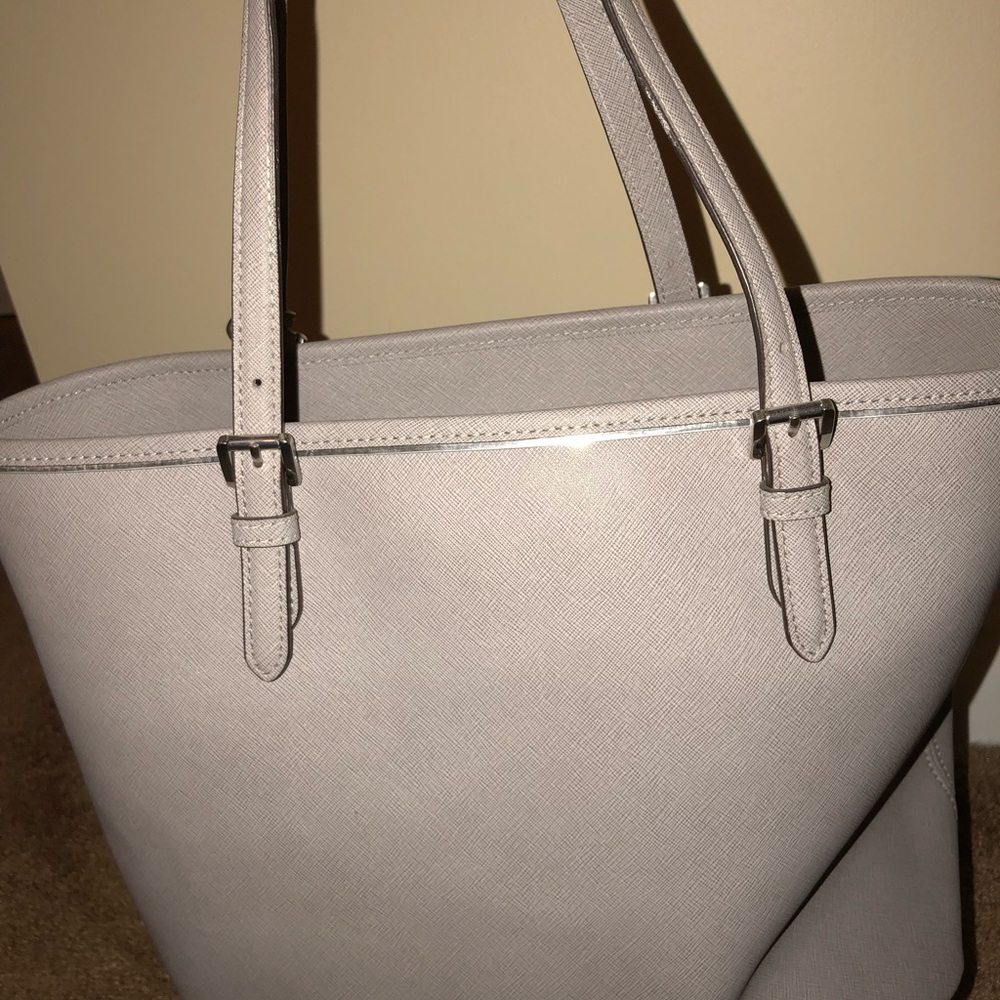 Michael Kors Jet Set Tote Bag Gray - Picture 2 of 4
