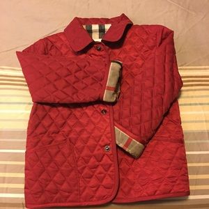 Burberry Girls quilted jacket