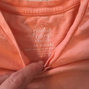 Girls tee shirt 6x