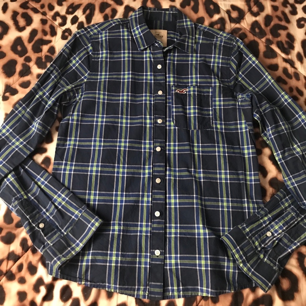 Hollister Plaid Flannel shirt size M