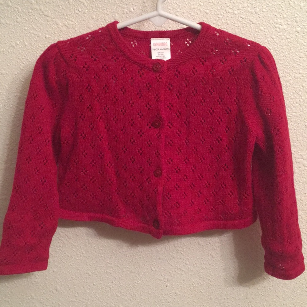 🌸 Gymboree Red Sweater🌸