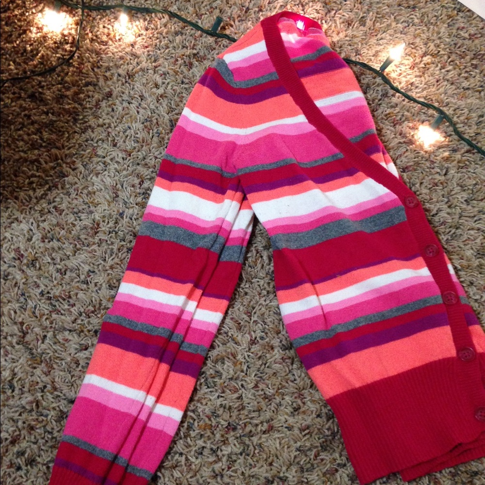 Low cut button up sweater