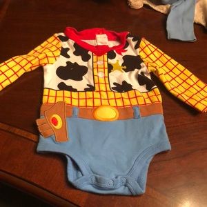 Woody form toy story onesie size 6-9