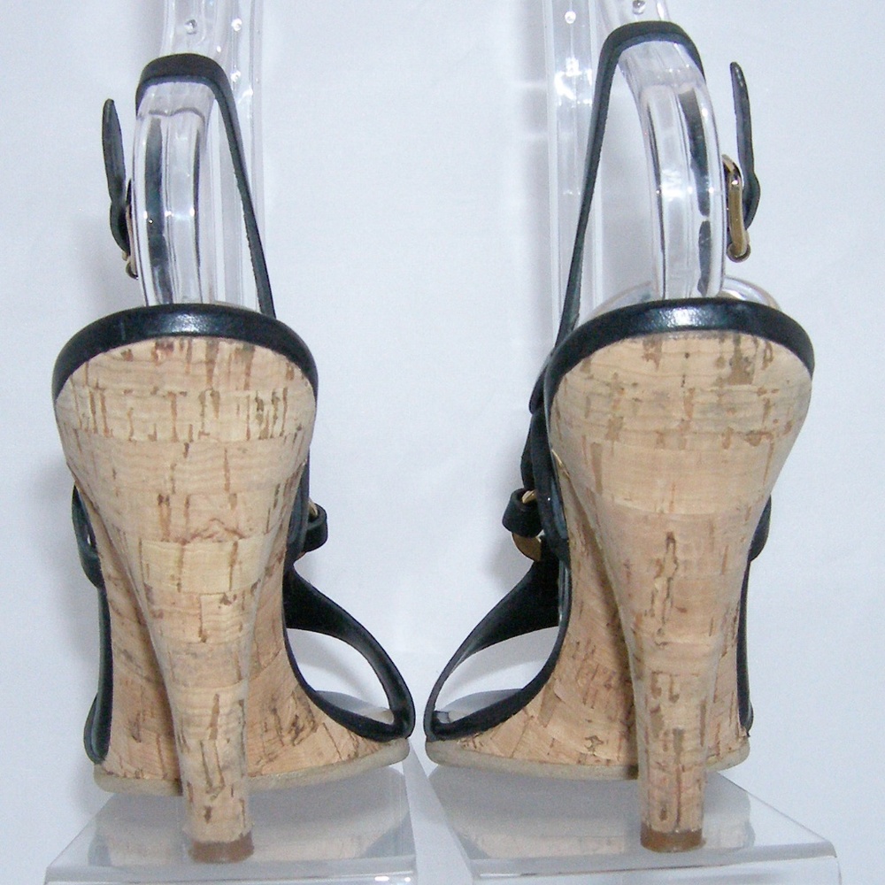 Kors Michael Kors leather buckle cork platform 6 - Picture 8 of 8
