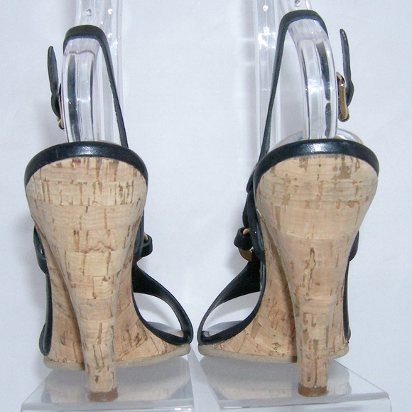 Kors Michael Kors leather buckle cork platform 6 - Picture 8 of 8