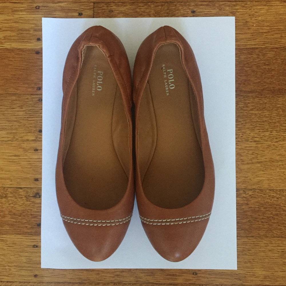 Brown Polo by Ralph Lauren Women's Shoes (Flats)