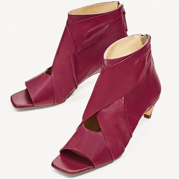 Zara leather ankle boots - Picture 2 of 8