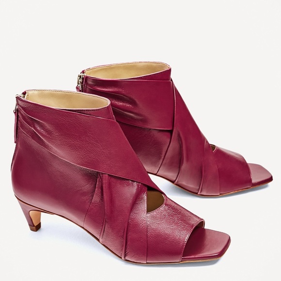Zara leather ankle boots - Picture 5 of 8