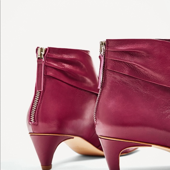 Zara leather ankle boots - Picture 7 of 8