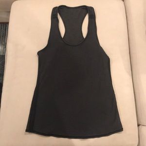 Lululemon black racerback tank, sz 4