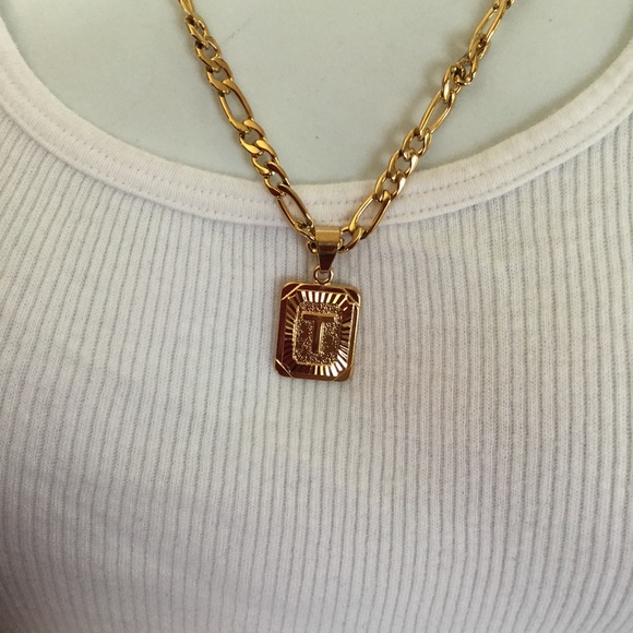 Accessories New 18k Gold T Necklace Poshmark