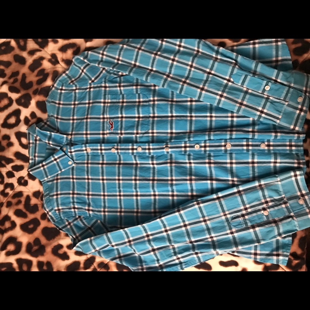 Hollister Plaid Flannel shirt size M