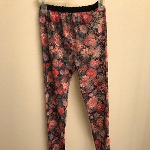 Floral Lace Tights