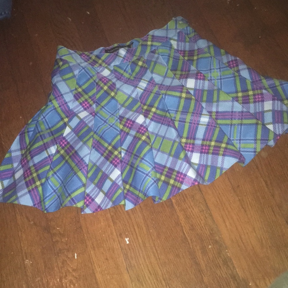 American Apparel plaid tennis skirt