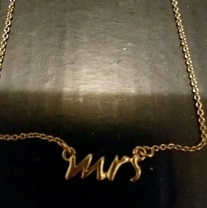KATE SPADE MRS. GOLD NECKLACE
