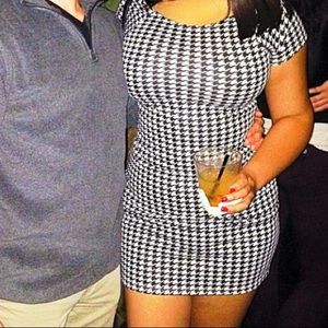 ADORABLE HERRINGBONE FOREVER 21 DRESS