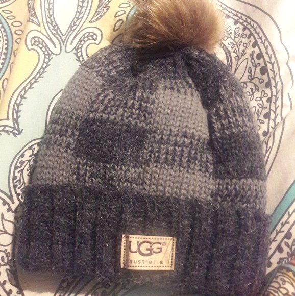UGG Accessories - Warm fleece lined plaid hat