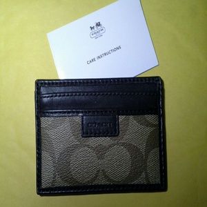 Coach Cash Slim Card Case