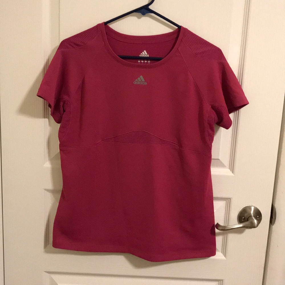 Adidas small pink workout fitness shirt Top