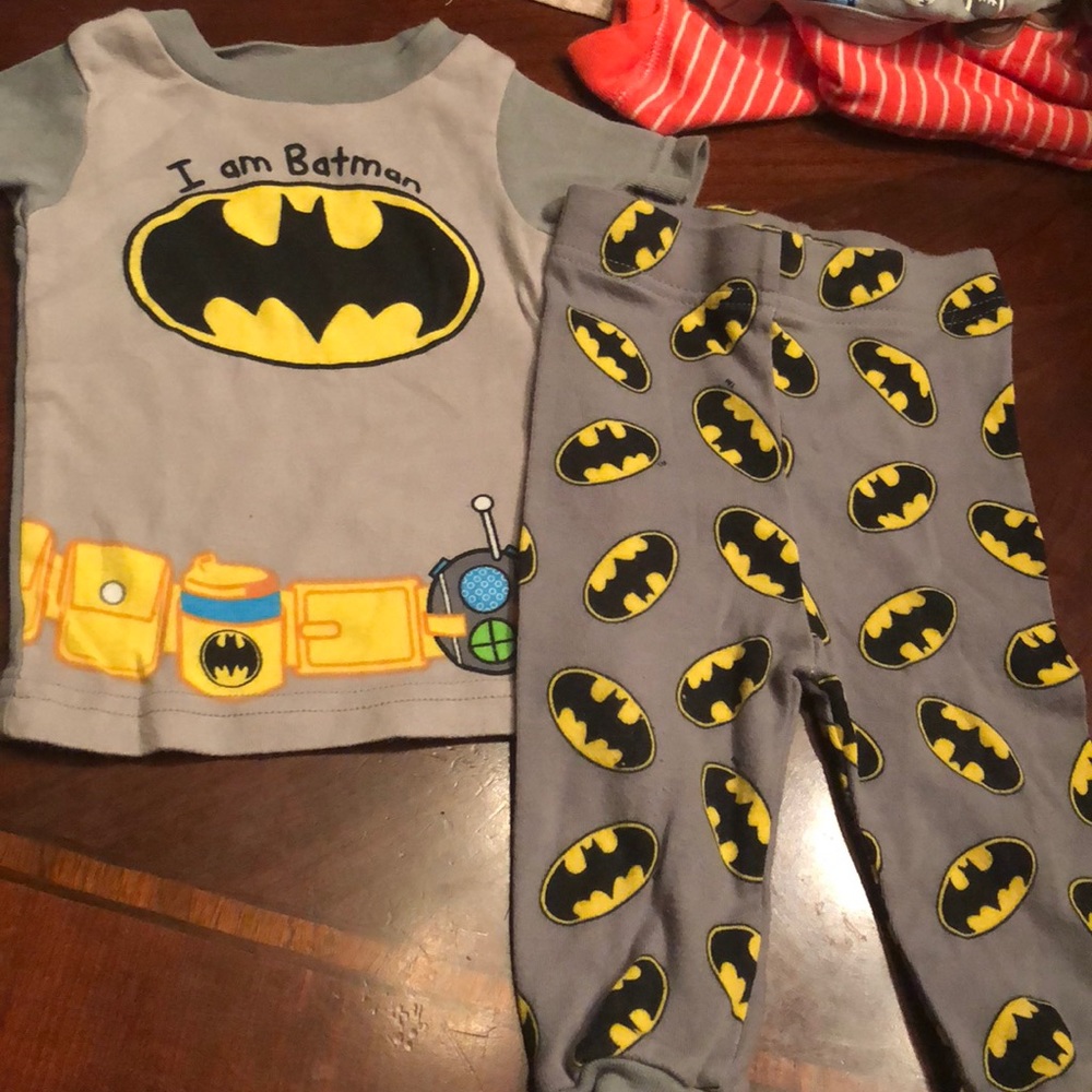 Batman baby pjs size 9 months