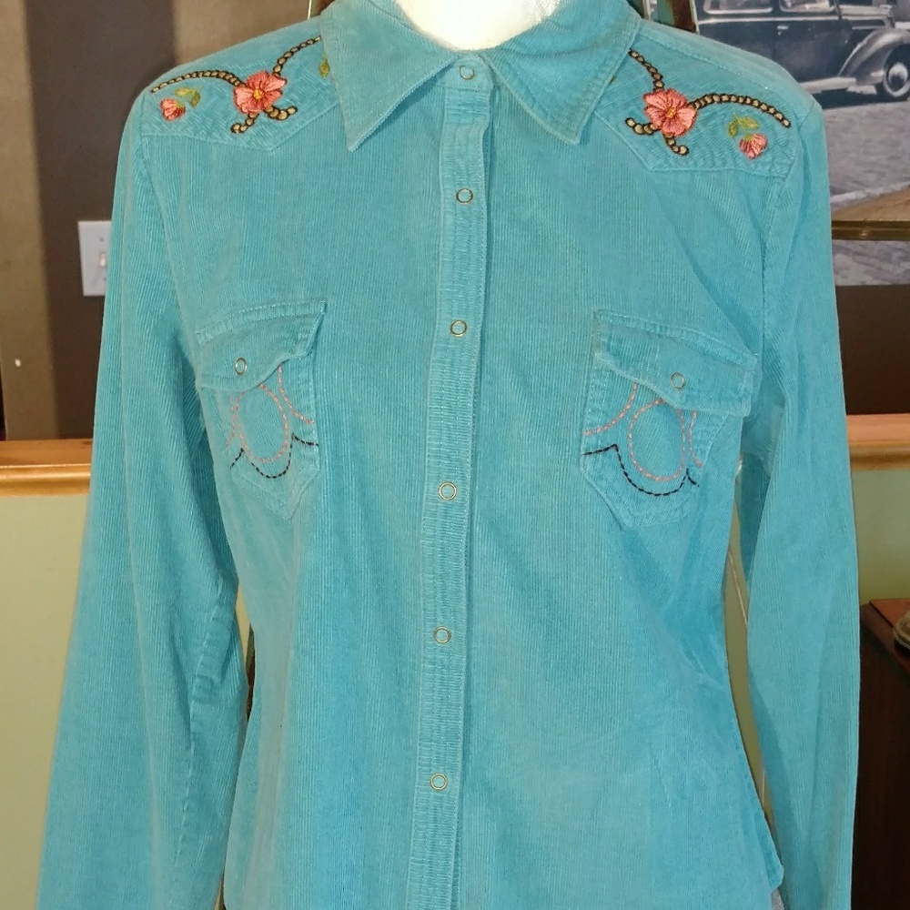 Western Corduroy Button down