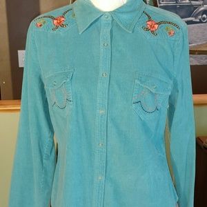 Western Corduroy Button down