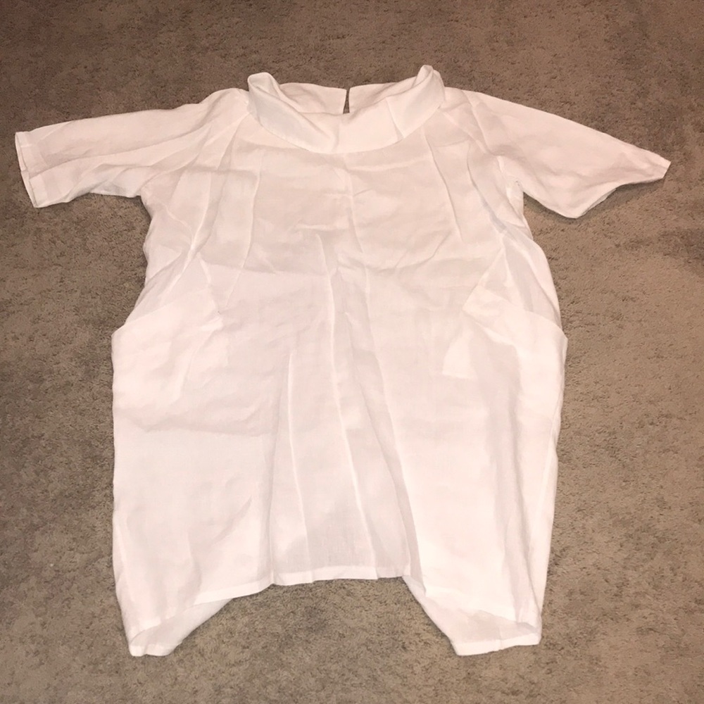 White Linen Dress from Italy