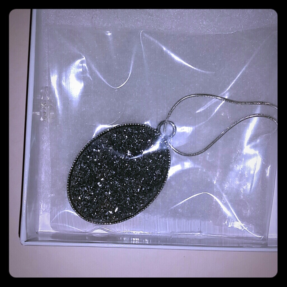 925 Sterling Silver Necklace w/ Statement Pendant