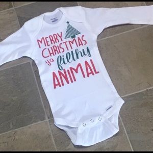 Handmade, Customizable Christmas Onesie
