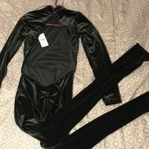 Olive green Fashion Nova Jumpsuit/Bodysuit