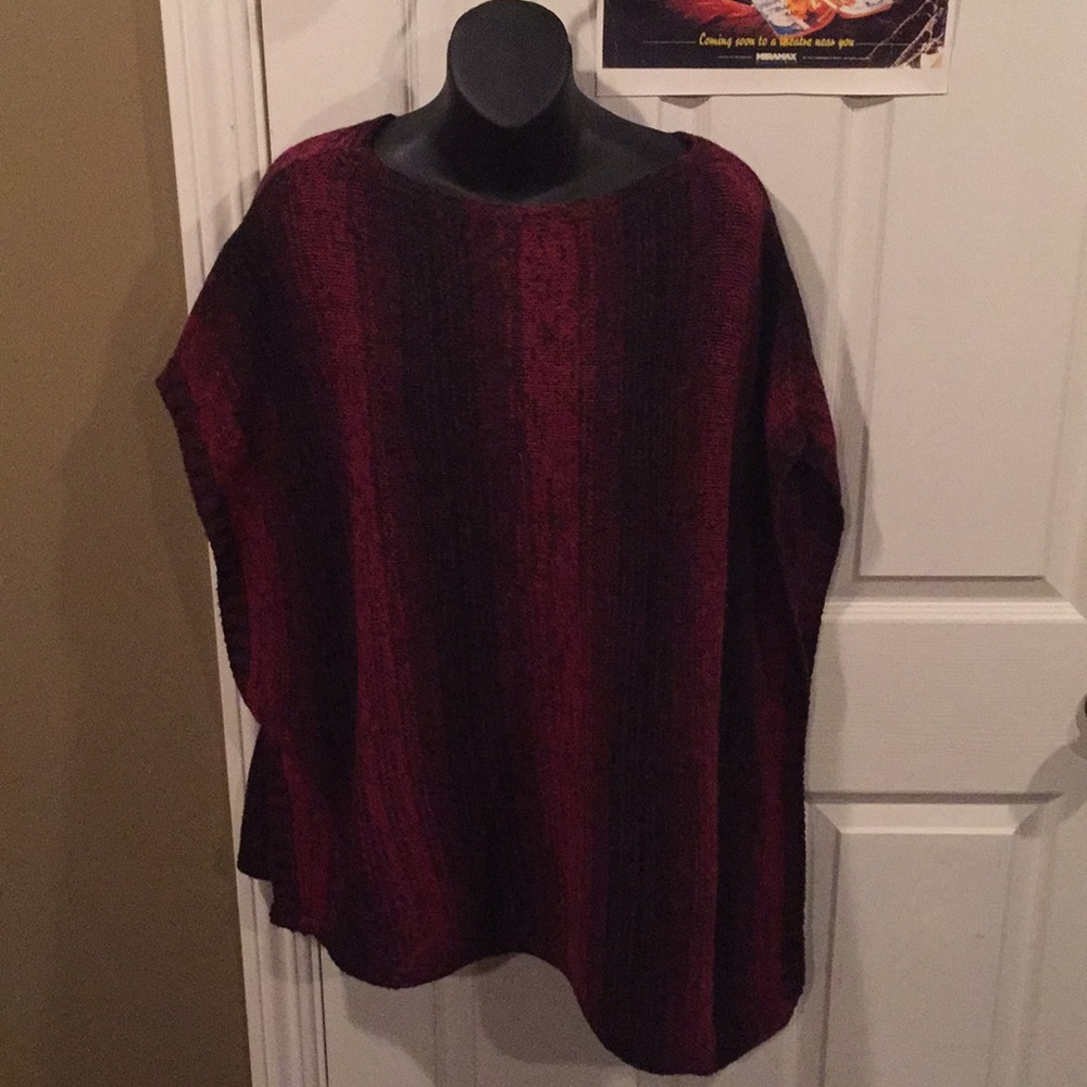 Alpaca poncho.