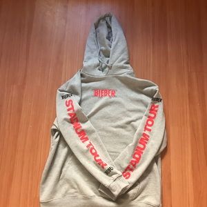 Justin Bieber Grey Purpose Tour Hoodie