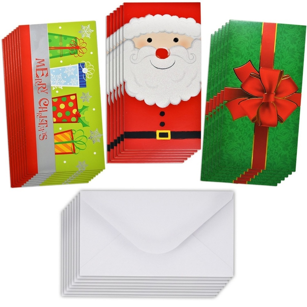 24 Christmas Gift Card Holder - Christmas Money Ho