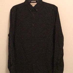 H&M Black Speckled L.O.G.G. Button Down