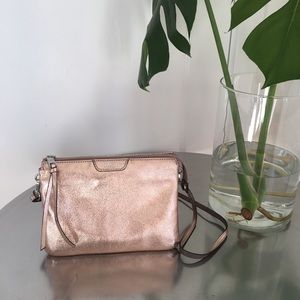 MZ Wallace Pippa Rose Pink Metallic