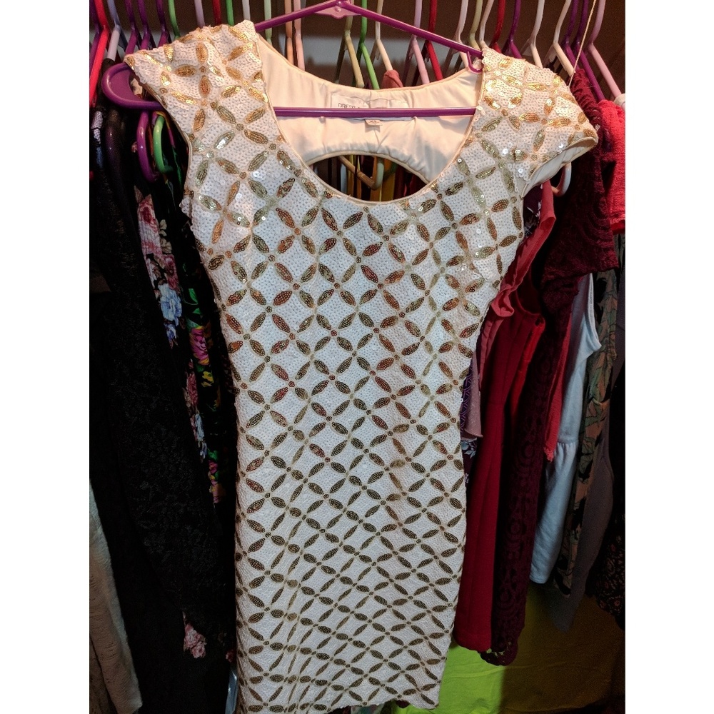 Dress the Population Sequin Stretch BodyCon Dress