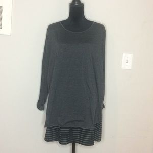 Reborn Double Layer Gray Tunic Size XL