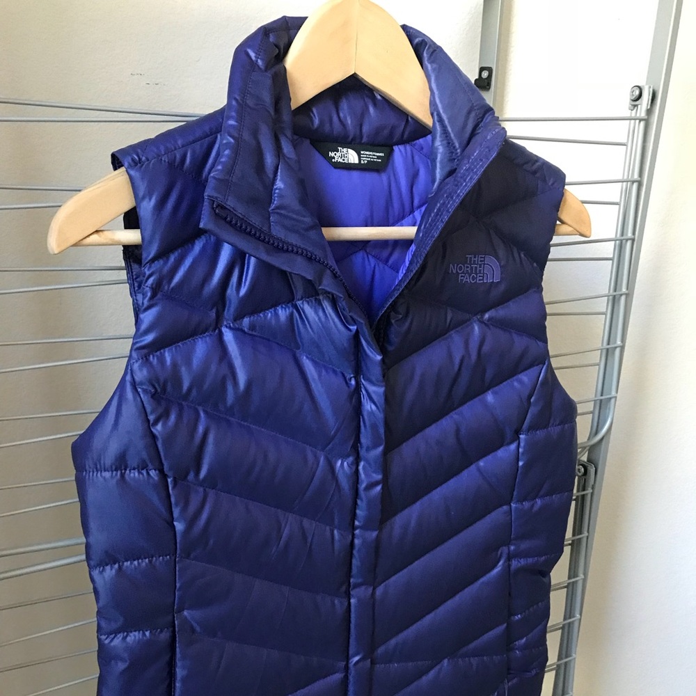 North Face Purple / blue-ish puffy vest