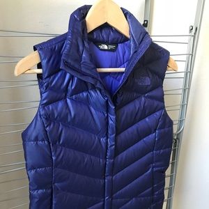 North Face Purple / blue-ish puffy vest