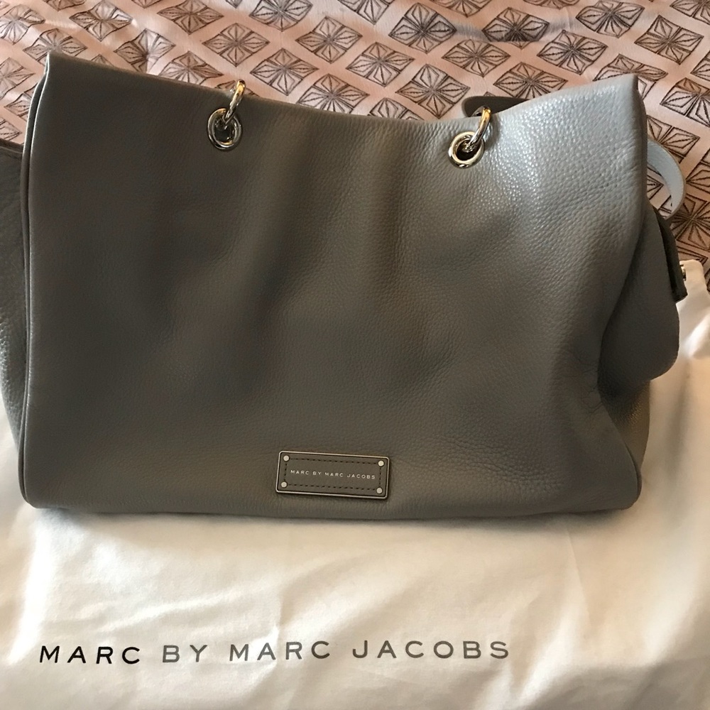 Gray Marc Jacobs purse