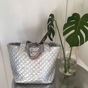 MZ Wallace Medium Metro Tote Chrome