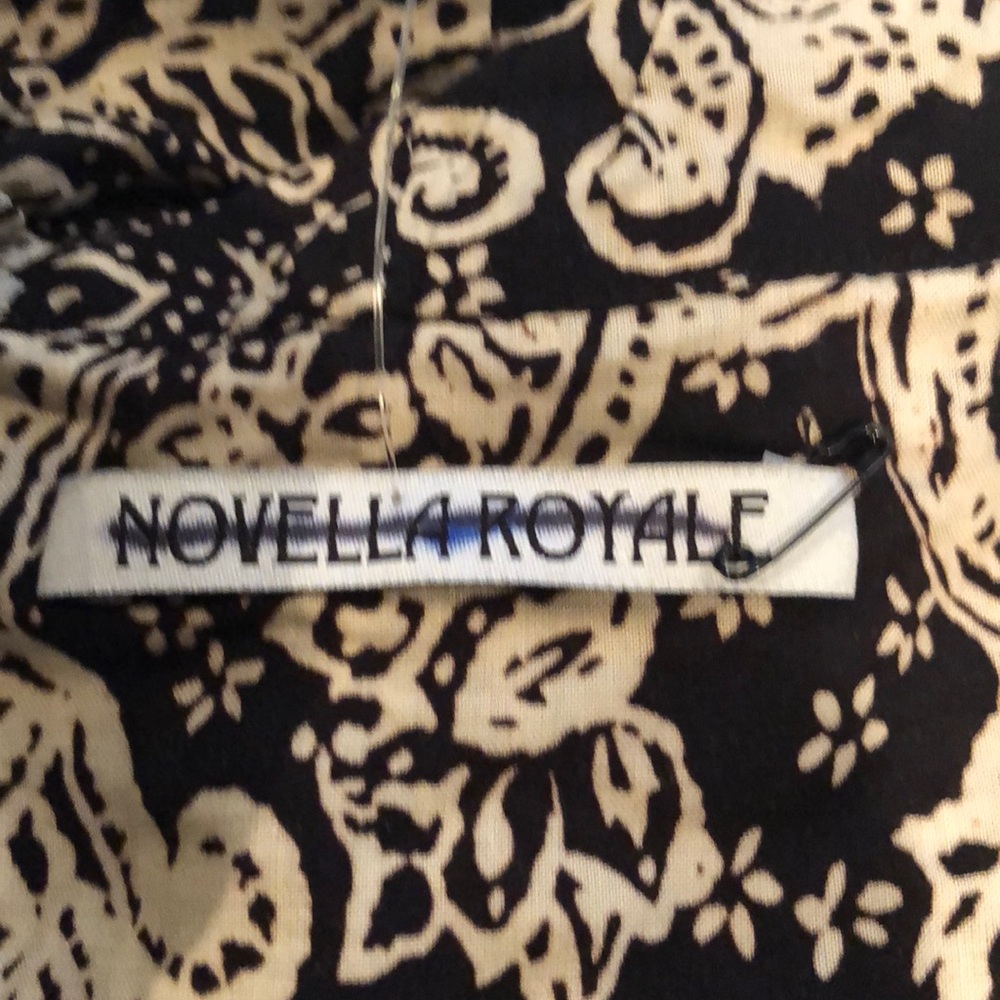 NWOT Novella Royale the poppy black rosewood dress - Picture 7 of 7