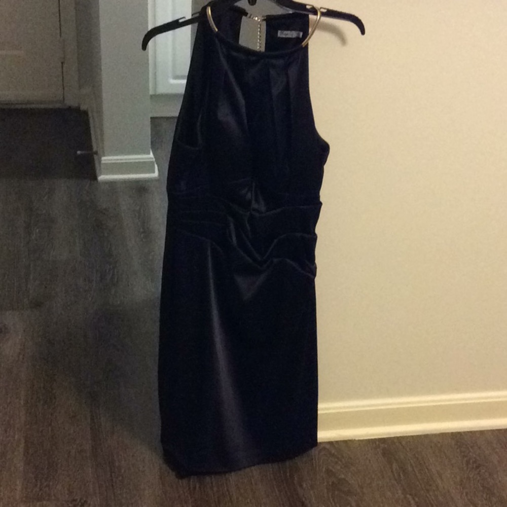 Navy Blue Evening Dress