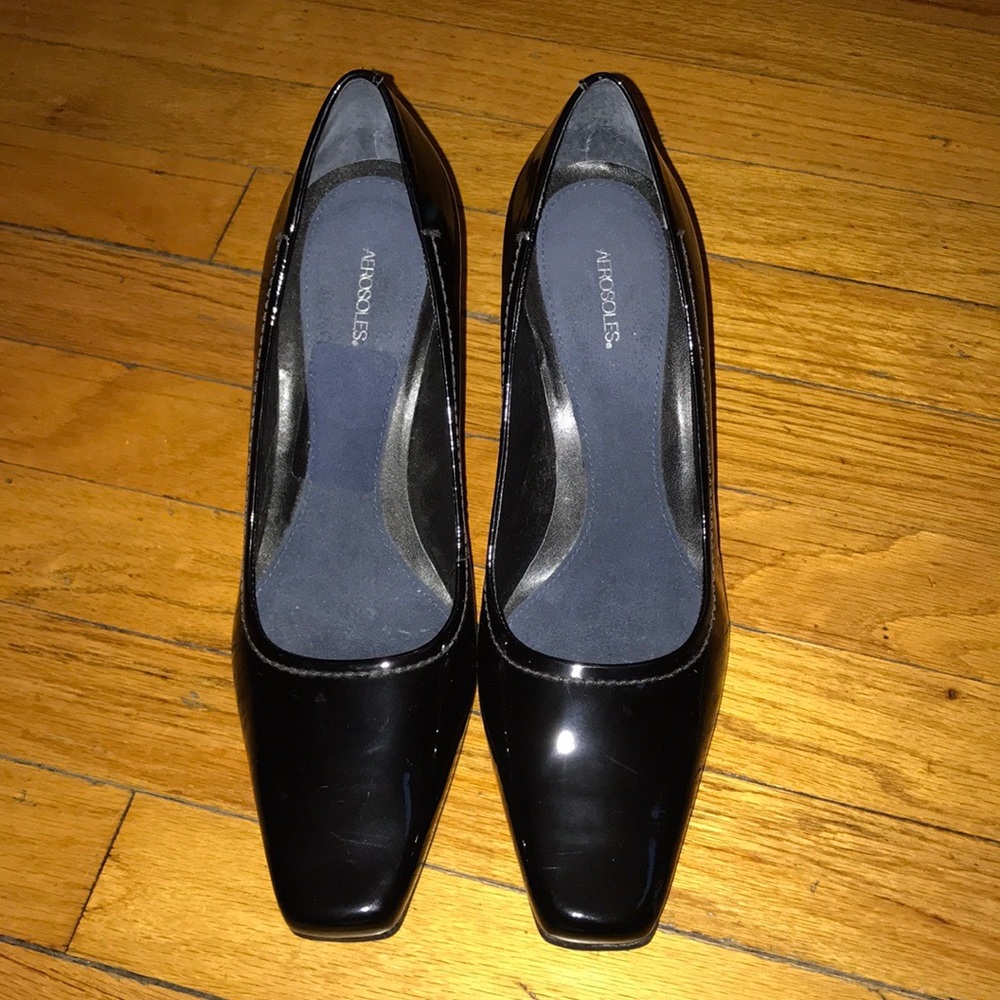 🔥Final SALE Black Patent Leather Aerosoles